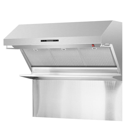 Forno Savona 48In. Wall Mount Range Hood w/Hybrid Filters & Back Splash FRHWM5029-48HB